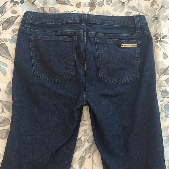 Michael Kors Dark Wash Cropped Jeans Size 6 - Picture 5 of 5